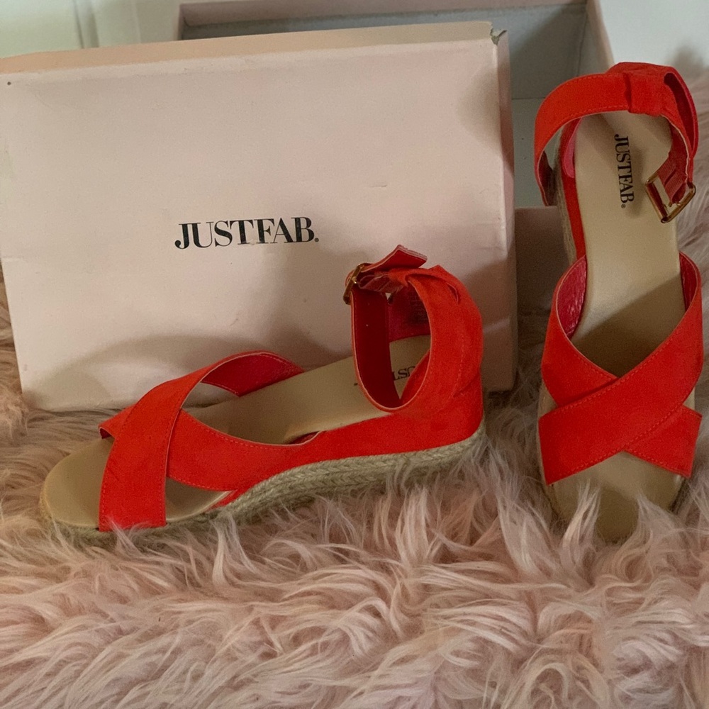 Just Fab Wedge  Sandals